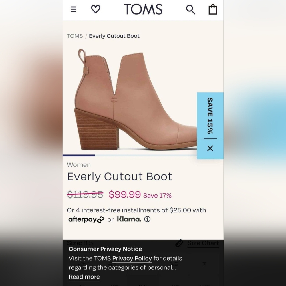 Toms Ankle Bootie